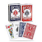 2-Decks Bicycle Standard Rider Back Playing Cards (Red and Blue) $3.60