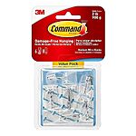 $6.52: Command Medium Wire Toggle Hooks, 6 Clear Hooks and 8 Command Strips