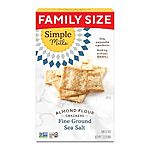 7-Oz. Simple Mills Almond Flour Crackers (Ground Sea Salt) $3.45 w/ Subscribe &amp; Save