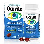 $8.83 /w S&amp;S: 50-Ct Bausch + Lomb Ocuvite Adult 50+ Eye Vitamin &amp; Mineral Softgel Supplement