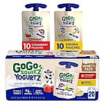 $10.91 /w S&amp;S: GoGo squeeZ Yogurt Variety Pack, Strawberry &amp; Banana, 20-3oz Pouches