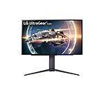 $749.99: LG 27&quot; Ultragear™ OLED QHD Gaming Monitor with 240Hz .03ms GtG &amp; nVIDIA® G-SYNC® Compatible,Black
