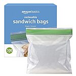 $5.82 /w S&amp;S: 300-Count Amazon Basics Sandwich Storage Bags