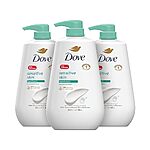 $17.78 /w S&amp;S: Dove Sensitive Skin Body Wash, Hypoallergenic and Paraben-Free, 30.6 fl oz (Pack of 3)