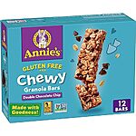 $5.39 /w S&amp;S: Annie's Gluten Free Chewy Granola Bar, Double Chocolate Chip, 11.76 oz, 12 Bars