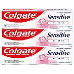 3-Pack 6-Oz Colgate Sensitive Maximum Strength Whitening Toothpaste $6.75 w/ Subscribe &amp; Save
