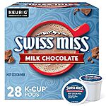 $5.70 /w S&amp;S: Swiss Miss Milk Chocolate Hot Cocoa Keurig Single-Serve K Cup Pods, 28 Count
