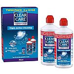 2-Pack 12-Oz Clear Care Cleaning & Disinfecting Solution w/ Lens Case $12.60 w/ Subscribe &amp; Save