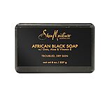 $3.39 /w S&amp;S: SheaMoisture Bar Soap African Black Soap, 8 oz + $0.30 promo credit