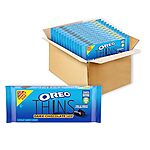 $25.34 /w S&amp;S: OREO Thins Dark Chocolate Creme Sandwich Cookies, Family Size, 12 - 13.1 oz Packs