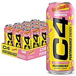 12-Pack 16oz Cellucor C4 Energy Carbonated Zero Sugar Energy Drinks (Various) from $15.25 w/ Subscribe &amp; Save