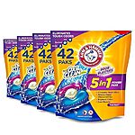 4-Pack 42-Count Arm & Hammer Plus OxiClean w/ Odor Blasters 5-in-1 Power Paks $22.85 w/ Subscribe &amp; Save