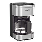 $20.95: Krups Simply Brew Stainless Steel Drip Coffee Maker 5 Cup
