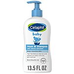 $6.82 /w S&amp;S: Cetaphil Baby Wash &amp; Shampoo with Organic Calendula, 13.5 Fl. Oz