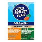 $5.95 /w S&amp;S: 24-Count Alka-Seltzer Plus Cold &amp; Flu Power Max Liquid Gels