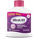 $17.28 /w S&amp;S: MiraLAX Laxative Powder, Gentle Constipation Relief, 26.9oz, 45 Once-Daily Doses