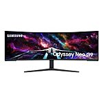 $1799.99: 57&quot; Samsung Odyssey Neo G9 Series Dual 4K Quantum Mini LED Curved Gaming Monitor