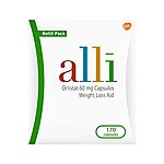 $47.99 /w S&amp;S: alli Diet Weight Loss Supplement Pills, Orlistat 60Mg Capsules, 170 Count