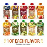 $11.85 /w S&amp;S: 10-Pack 4oz. Happy Baby Organics Stage 2 Baby Food Pouches (Fruit Veggie Variety)