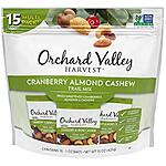 $7.90 /w S&amp;S: Orchard Valley Harvest Cranberry Almond Cashew Trail Mix, 1 Ounce Bags (Pack of 15 / 52.7¢ bag)
