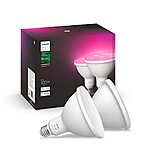 $106.38: Philips Hue Smart 100W PAR38 LED Bulb - 2 Pack