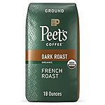 18-oz Peets Coffee Dark Roast Ground Coffee (French Roast) $6.95 w/ Subscribe &amp; Save