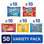 50-Pk Nabisco Cookie & Cracker Variety Snack Pack (Oreo, Chips AHOY!, Ritz Bits & More) $16.30 w/ Subscribe &amp; Save