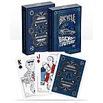 $10.00: Bicycle Back To The Future Playing Cards, Premium, Foil, Metallic, Blue