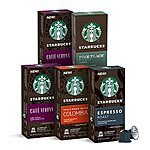 $23.36 /w S&amp;S: 50-Count Starbucks by Nespresso Original Line Capsules (Various)