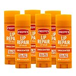 $13.69: O'Keeffe's Unscented Lip Repair Lip Balm (Pack of 6)