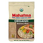 $2.98: Mahatma Organic Brown Rice, 2-Pound Bag