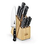 $55.56: Cooks Standard Kitchen Knife Set with Block 12-Piece