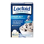 $9.74 /w S&amp;S: Lactaid Fast Act Lactose Intolerance Chewables with Lactase Enzymes, Vanilla, 60 Count