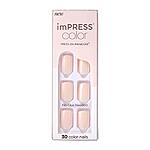 $4.49: KISS imPRESS Color Press-On Manicure, Gel Nail Kit