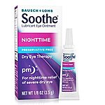$5.99: Soothe Lubricant Eye Ointment by Bausch &amp; Lomb, 1.8 Oz
