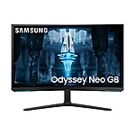 $791.84: SAMSUNG 32&quot; Odyssey Neo G8 4K UHD 240Hz 1ms G-Sync 1000R Curved Gaming Monitor