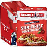 12-Pack 2.5-Oz Bumble Bee Wild Caught Tuna Pouches (Various) $6.60 w/ Subscribe &amp; Save