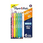 $9.97: Paper Mate Inkjoy Gel Bright! Pens, Medium Point (0.7mm), Assorted Opaque Ink, 6 Count