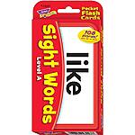$2.99: Trend Enterprises: Sight Words Level A Pocket Flash Cards, 108 Commonly-Used Words