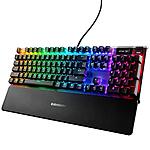 $91.99: SteelSeries Apex 7 Mechanical Gaming Keyboard, RGB Backlit (Blue Switch)