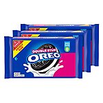 3-Pack OREO Family Size Double Stuf Chocolate Sandwich Cookies $7.80 w/ Subscribe &amp; Save
