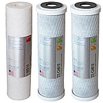3-Piece APEC Water Replacement Filter Set for Undersink RO Systems $31.35 w/ Subscribe &amp; Save