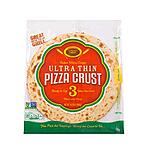 3-Count 12" Golden Home Bakery Products Ultra Thin Pizza Crust $4.10 w/ Subscribe &amp; Save