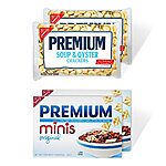 Premium Crackers 2-Pk 11-oz Mini Saltines + 2-Pk 9-oz Soup & Oyster Crackers $6.35 w/ Subscribe &amp; Save