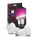 2-Pack Philips Hue White and Color Ambiance 12.5W BR30 Dimmable LED Smart Bulbs $56 &amp; More + Free S/H