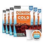 $22.48 w/ S&amp;S: Dunkin' Cold Coffee, 60 Keurig K-Cup Pods