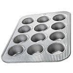 $13.63: USA Pan Bakeware Muffin Pan, 12-Well, Aluminized Steel