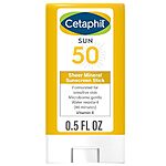 $5.22 w/ S&amp;S: Cetaphil Sheer Mineral Sunscreen Stick for Face &amp; Body, 0.5oz