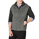 Amazon Essentials Men's Full-Zip Polar Fleece Vest (Various Colors) $7.40