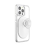 $11: PopSockets Phone Grip Compatible with MagSafe® - White Clear